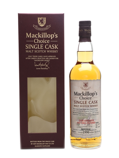 Imperial 1990 Mackillop's Choice Bottled 2014 70cl / 58.4%