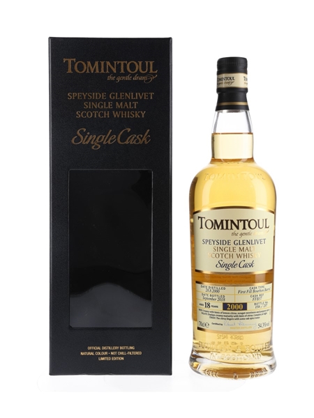 Tomintoul 2000 18 Year Old Bottled 2018 70cl / 54.3%