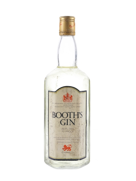 Booth's Gin Bottled 1970s 75.7cl / 40%