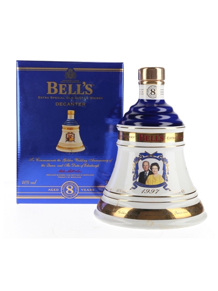 Bell's Ceramic Decanter Golden Wedding Anniversary 1997 70cl / 40%