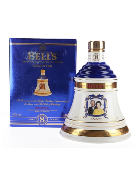 Bell's Ceramic Decanter Golden Wedding Anniversary 1997 70cl / 40%