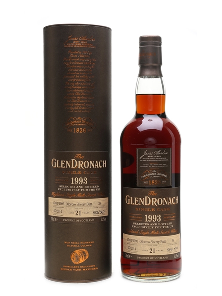 Glendronach 1993 Sherry Cask 21 Year Old - UK Exclusive 70cl / 58.8%