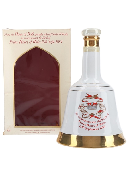 Bell's Ceramic Decanter Prince Henry Of Wales 1984 50cl / 40%