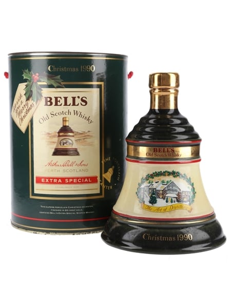 Bell's Christmas 1990 Ceramic Decanter The Art Of Distilling 75cl / 43%