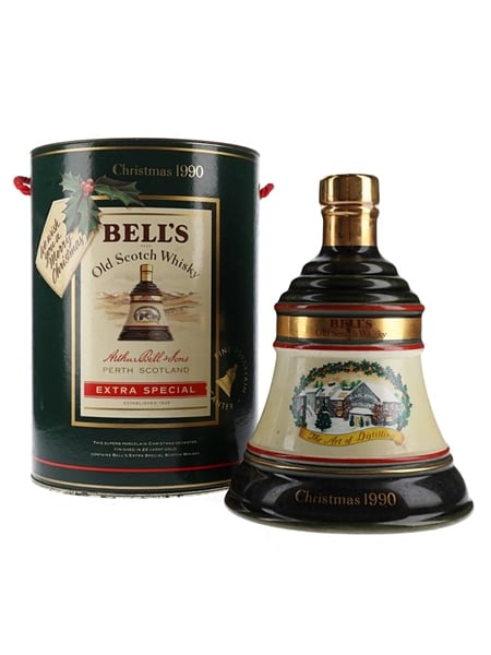 Bell's Christmas 1990 Ceramic Decanter The Art Of Distilling 75cl / 43%