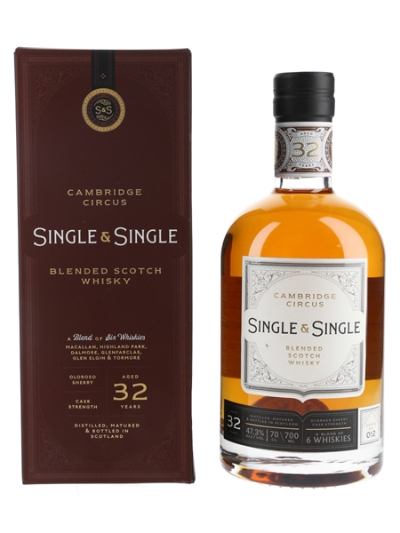 Cambridge Circus 32 Year Old Single & Single - Bottle No. 012 70cl / 47.3%