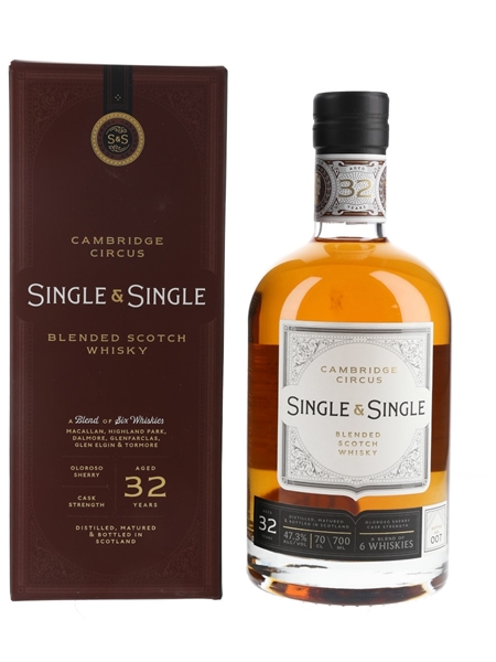 Cambridge Circus 32 Year Old Single & Single - Bottle No. 007 70cl / 47.3%