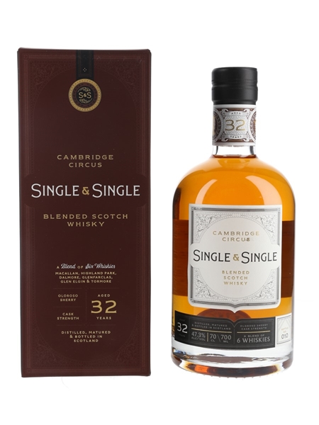 Cambridge Circus 32 Year Old Single & Single - Bottle No. 010 70cl / 47.3%