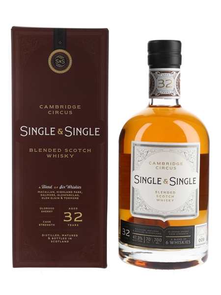 Cambridge Circus 32 Year Old Single & Single - Bottle No. 009 70cl / 47.3%