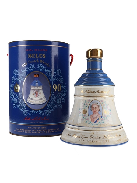 Bell's Ceramic Decanter The Queen Mother's 90th Birthday 75cl / 43%