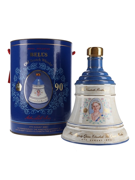 Bell's Ceramic Decanter The Queen Mother's 90th Birthday 75cl / 43%