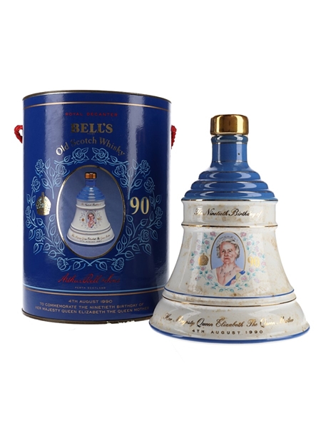 Bell's Ceramic Decanter The Queen Mother's 90th Birthday 75cl / 43%