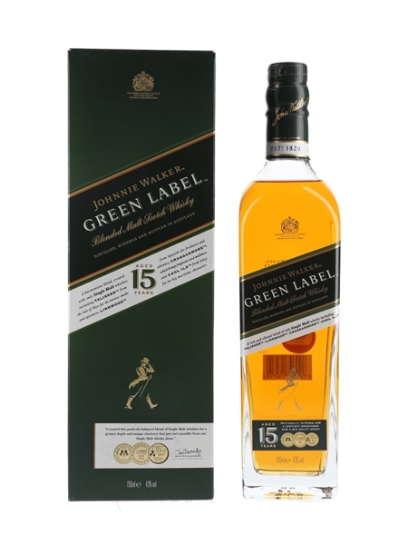 Johnnie Walker Green Label 15 Year Old  70cl / 43%