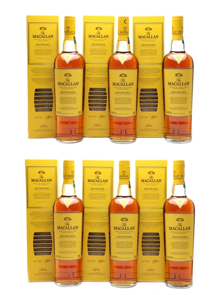 Macallan Edition No.3  6 x 70cl / 48.3%