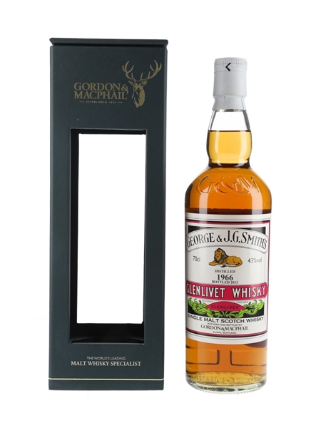 Glenlivet 1966 Bottled 2012 - Gordon & MacPhail 70cl / 43%