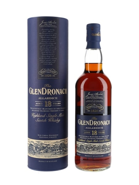 Glendronach 18 Year Old Allardice Bottled 2013 70cl / 46%