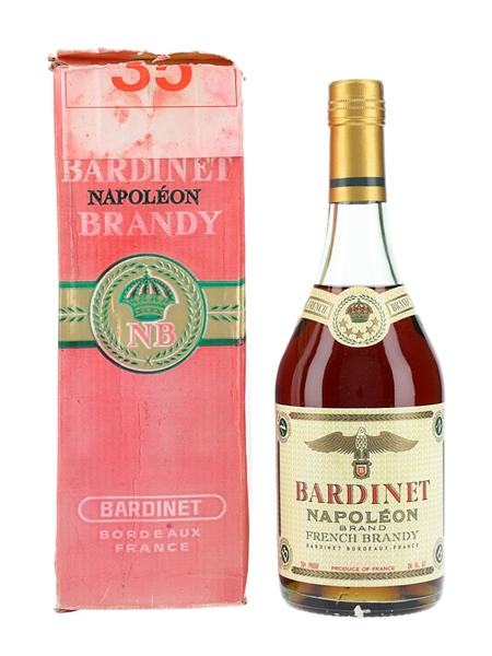 Bardinet 5 Star Napoleon Brandy Bottled 1970s 68cl / 40%