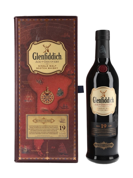 Glenfiddich 19 Year Old Age Of Discovery Red Wine Cask Finish 70cl / 40%