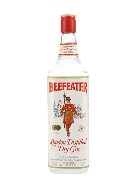 Beefeater London Distilled Dry Gin Bottled 1980s 100cl / 47%