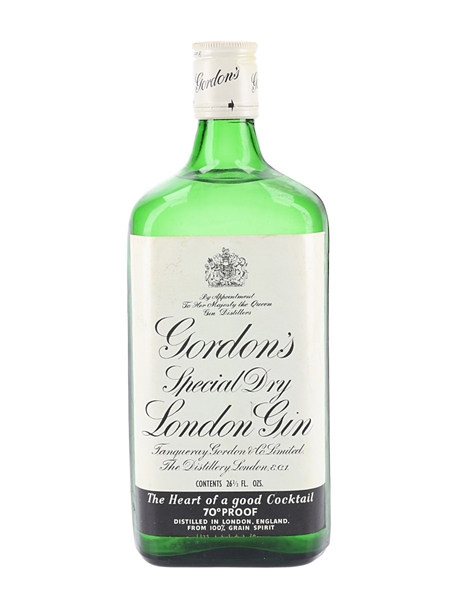 Gordon's Special Dry London Gin Bottled 1970s 75.7cl / 40%