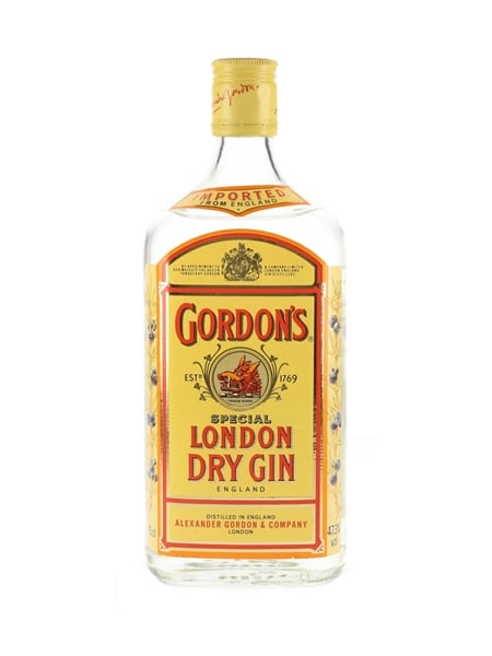 Gordon's London Dry Gin Bottled 1980s-1990s 75cl / 47.3%