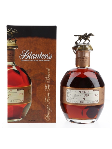 Blanton's Straight From The Barrel No. 355 Bottled 2019 70cl / 65.15%