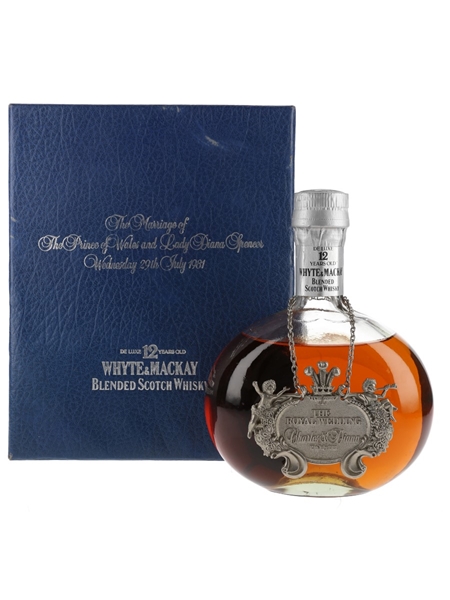 Whyte & Mackay 12 Year Old The Royal Wedding 1981 75cl / 40%