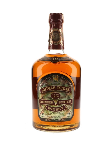 Chivas Regal 12 Year Old Bottled 1970s 118cl