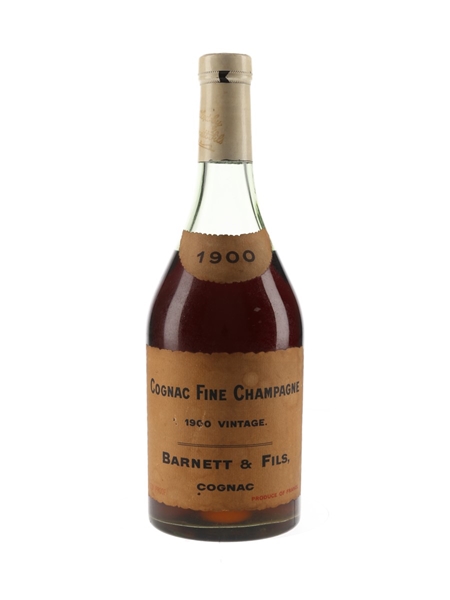 Barnett 1900 Fine Champagne Cognac Bottled 1950s-1960s 70cl / 40%