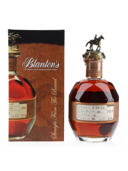 Blanton's Straight From The Barrel No. 115 Bottled 2020 70cl / 65%