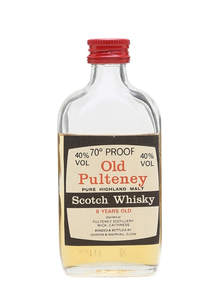 Old Pulteney 8 Year Old Gordon & MacPhail Bottled 1970s 5cl / 40%