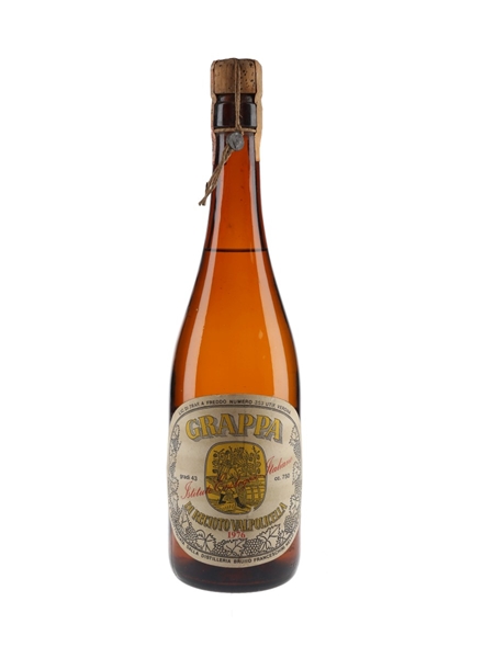 Franceschini Grappa Di Recioto Valpolicella 1976 3 Year Old Istituto Enologico Italiano 75cl / 43%