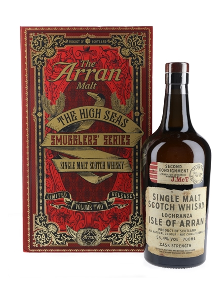 Arran The High Seas Smugglers' Series Volume Two 70cl / 55.4%