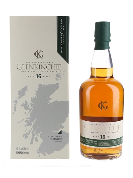 Glenkinchie 16 Year Old Four Corners Of Scotland - Signed Bottle 70cl / 50.6%