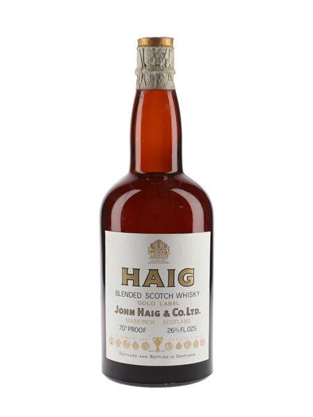 Haig's Gold Label Spring Cap Bottled 1960s 75.7cl / 40%