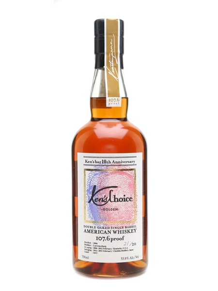 Ken's Choice 2006 American Whiskey Lawrenceburg Chichibu/70cl / 53.8%