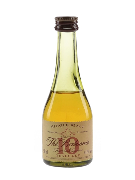 Balvenie 10 Year Old Founder's Reserve Bottled 1980s 5cl / 40%