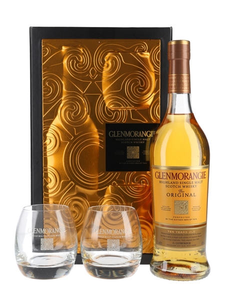 Glenmorangie 10 Year Old Gift Set with Tumblers 70cl / 40%