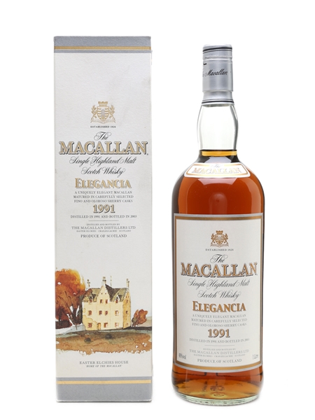 Macallan 1991 Elegancia Bottled 2003 100cl / 40%