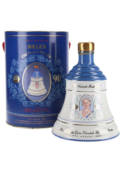 Bell's Ceramic Decanter The Queen Mother's 90th Birthday 75cl / 43%