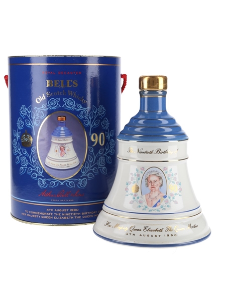 Bell's Ceramic Decanter The Queen Mother's 90th Birthday 75cl / 43%