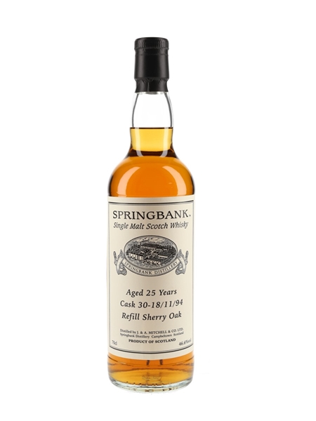 Springbank 1994 25 Year Old Private Single Cask 30  70cl / 46.6%