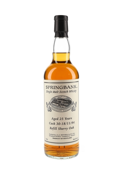 Springbank 1994 25 Year Old Private Single Cask 30  70cl / 46.6%