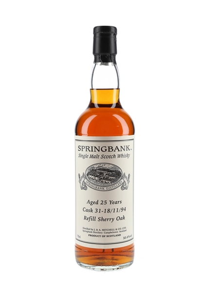 Springbank 1994 25 Year Old Private Single Cask 31  70cl / 50.4%