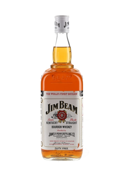 Jim Beam White Label 4 Year Old Duty Free 100cl / 40%