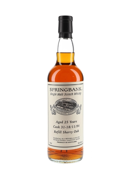 Springbank 1994 25 Year Old Private Single Cask 31  70cl / 50.4%