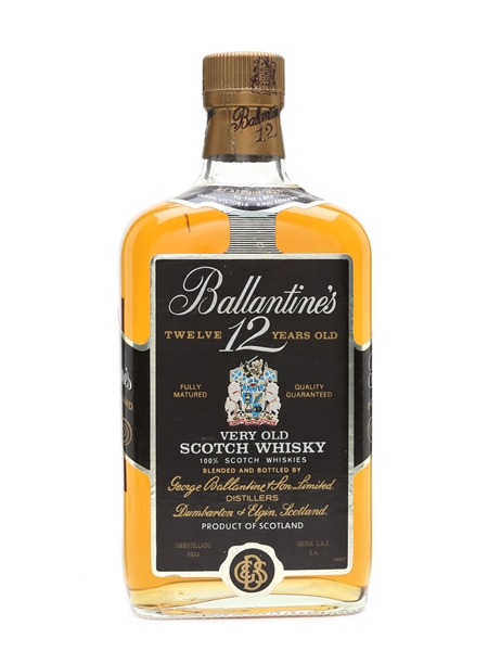 Ballantine's 12 Year Old Bottled 1970s - Spanish Market 75cl / 43%