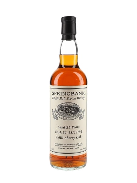 Springbank 1994 25 Year Old Private Single Cask 31  70cl / 50.4%