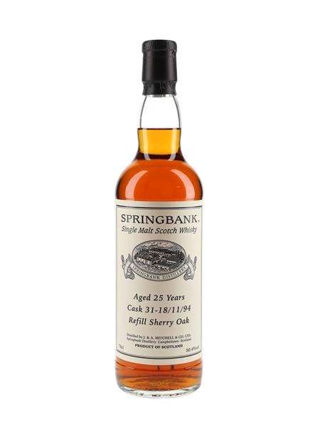 Springbank 1994 25 Year Old Private Single Cask 31  70cl / 50.4%