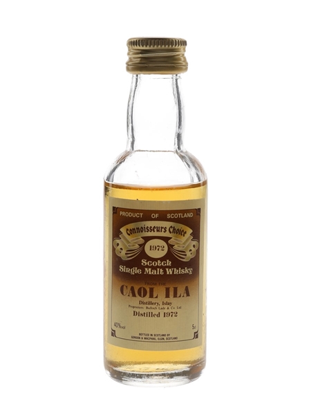 Caol Ila 1972 Connoisseurs Choice Bottled 1980s - Gordon & MacPhail 5cl / 40%